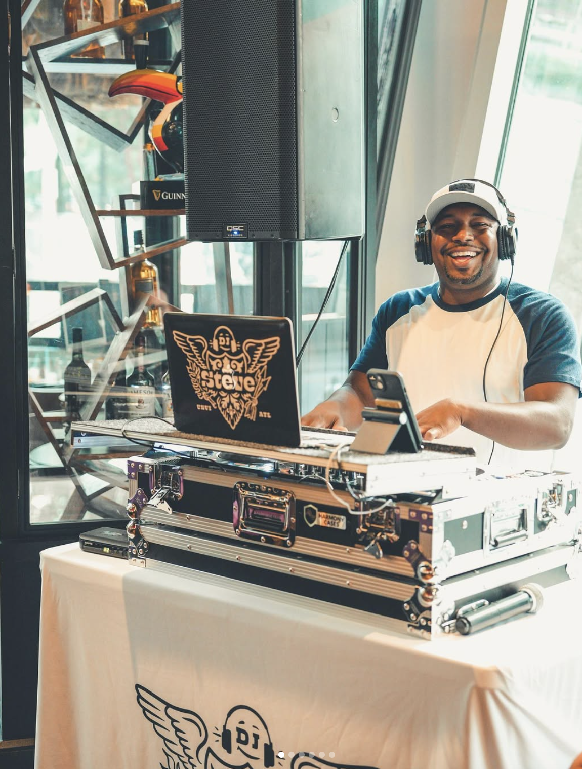 DJ Steve at a restaurant residency