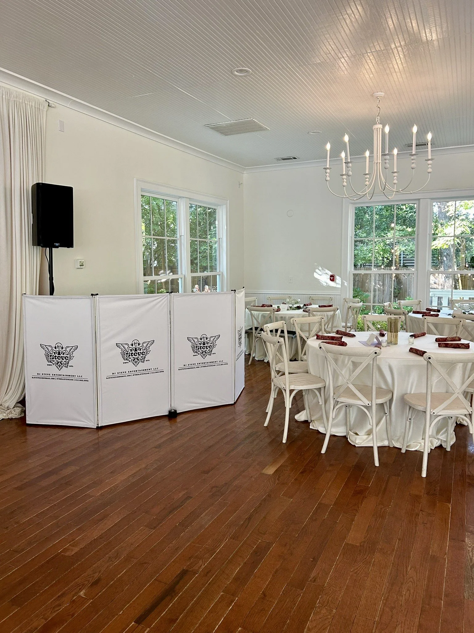 DJ Steve at a wedding reception